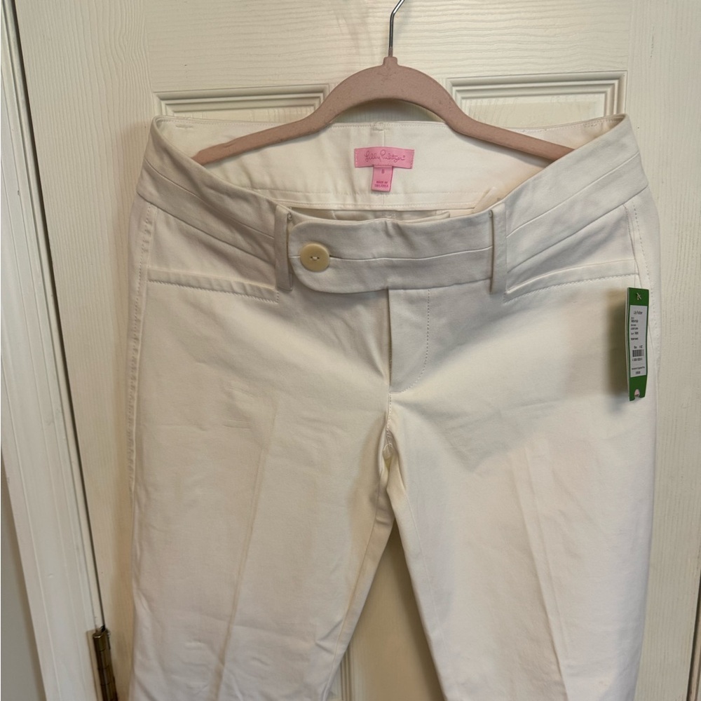Lilly Pulitzer Resort White Capri pants size 8